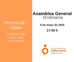 Asamblea General Ordinaria 09/05/2024: inscripción ONLINE