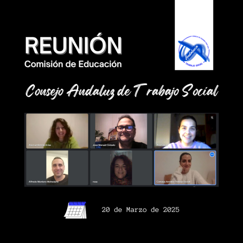 Reunión de la Comisión de Educación del Consejo Andaluz de Trabajo Social