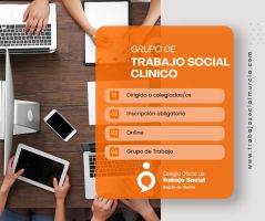 IV Reunión Grupo de Trabajo Social Clínico - lunes 23 de junio de 17:00 a 18:30h