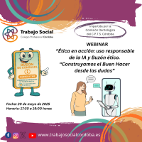 WEBINAR “Ética en acción: uso responsable de la IA y Buzón ético. “Construyamos el Buen Hacer desde las dudas”