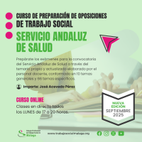 Curso de preparación de oposiciones de Trabajo Social. Servicio Andaluz de Salud. Ed. 2025