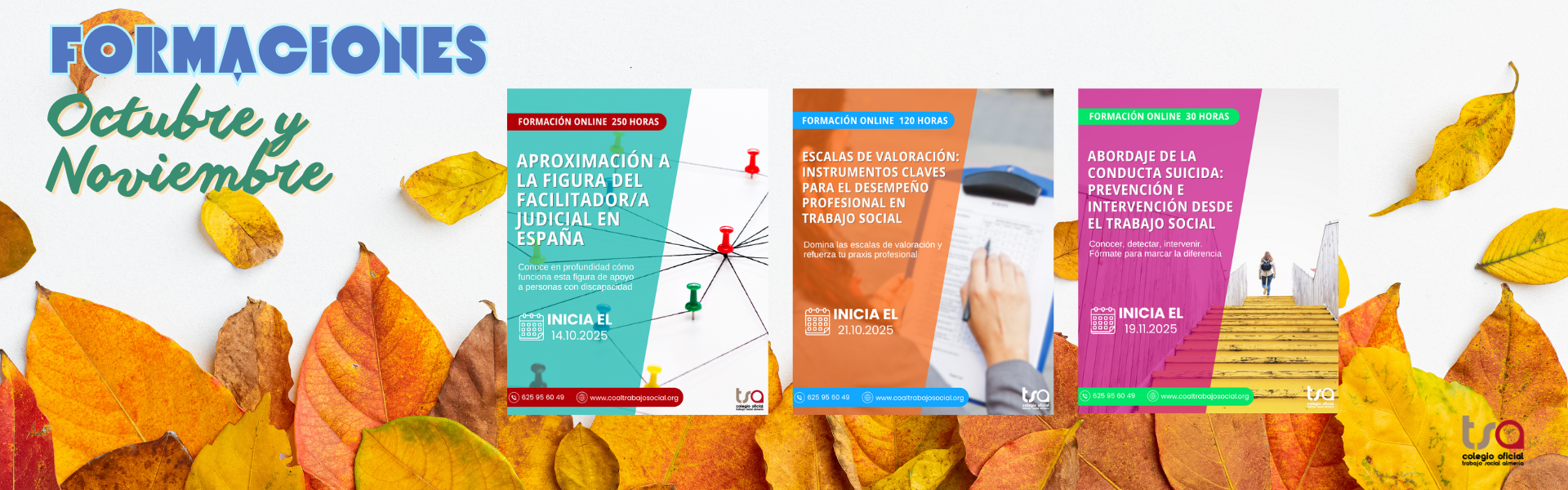 formaciones octubre y noviembre 2025