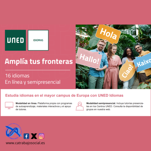 CURSOS DE IDIOMAS - CUID UNED 2025-2026