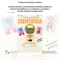 Webinar: V Taller de Escritura Científica: publicaciones desde el trabajo social para la paz y por la transformación social