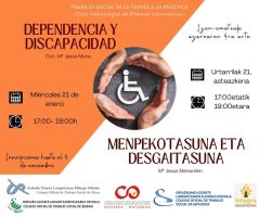 Webinar Dependencia y discapacidad. De la teoría a la practica del Trabajo Social
