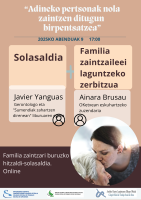  Tertulia REPENSAR CÓMO CUIDAMOS A LAS PERSONAS MAYORES