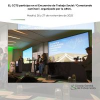 La AECC reúne a profesionales en el encuentro “Trabajo Social: Conectando Caminos”, con un destacado papel del Consejo General del Trabajo Social