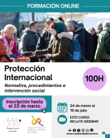 Curso Online “Protección internacional: Normativa, procedimientos e intervención social” (100h) ¡¡¡¡NUEVO!!!