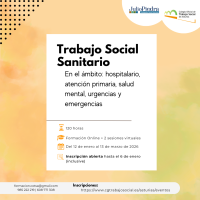 Trabajo Social Sanitario en el ámbito: hospitalario, atención primaria, salud mental, urgencias y emergencias