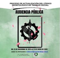 Audiencia Pública para la modificación del Código Deontológico de Trabajo Social