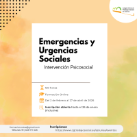 Emergencias y Urgencias Sociales: intervención psicosocial
