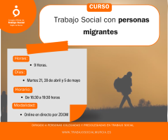 Curso: "Trabajo Social con Personas Migrantes"