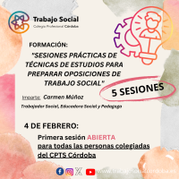 SESIONES PRÁCTICAS DE TÉCNICAS DE ESTUDIOS PARA PREPARAR OPOSICIONES DE TRABAJO SOCIAL