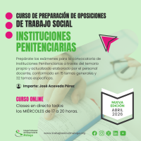 Curso de preparación de oposiciones de Trabajo Social. Instituciones Penitenciarias. Ed. 2026