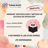 WEBINAR GRATUITA "METODOLOGÍA Y MÉTODO DE ESTUDIO EN OPOSICIÓN"