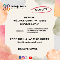 WEBINAR GRATUITA "PILDORA FORMATIVA SOBRE EMPLEABILIDAD" 