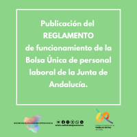 Publicación del nuevo reglamento de funcionamiento de la Bolsa Única de personal laboral de la Junta de Andalucía.