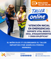 El pasado miércoles celebramos el "Taller online de atención inicial en emergencias".