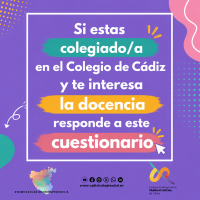 ¿Quieres ser parte del equipo docente del Colegio profesional de Trabajo Social de Cádiz?