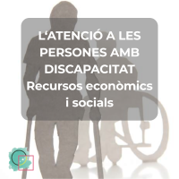 2026 L'ATENCIÓ A LES PERSONES AMB DISCAPACITAT Recursos econòmics i socials