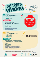 WEBINARS DECRETO VIVIENDA - GRATUITOS - ORGANIZADOS POR EL COLEGIO DE TS DE GRANADA